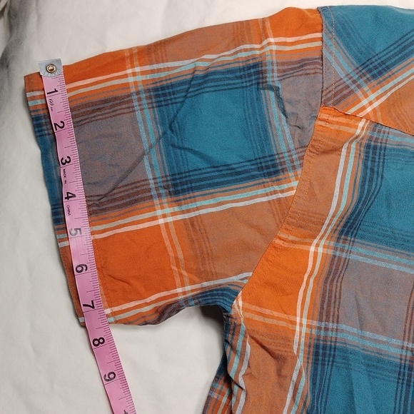 Levis standard fit men's short sleeved button down shirt size large - Picture 13 of 14